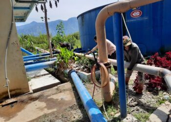 Sempat Terbakar, Spam PDAM Tirta Tawar Dermaga Rampung Diperbaiki