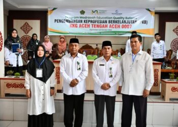 45 Guru MI Kemenag Aceh Tengah Ikuti Kegiatan Pengembangan Keprofesian Berkelanjutan