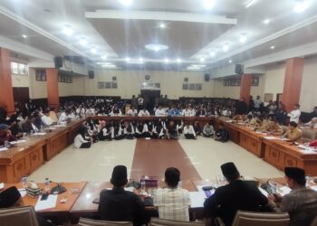 Geruduk Gedung DPRK, Ratusan Tenaga Kontrak Aceh Tengah Minta Pemkab Tambah Kuota P3K