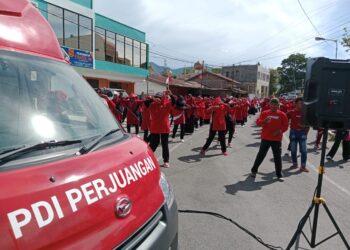 Ratusan Kader PDI Perjuangan Aceh Tengah dan Bener Meriah Laksanakan Silaturahim.