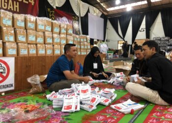 Enam Hari Berjalan Sortir dan Lipat Surat Suara, KIP Aceh Tengah Pastikan Hari ini Selesai