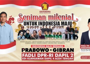 Saksikan Malam ini, Panggung Seniman Milenial untuk Prabowo – Gibran di GOS Takengon