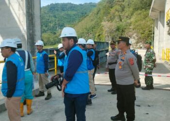Dirjen Ketenagalistrikan Kementerian ESDM Tinjau Progres Pembangunan PLTA Peusangan 