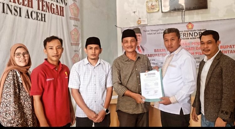 Maju Calon Bupati, Firdaus Daftar ke Gerindra