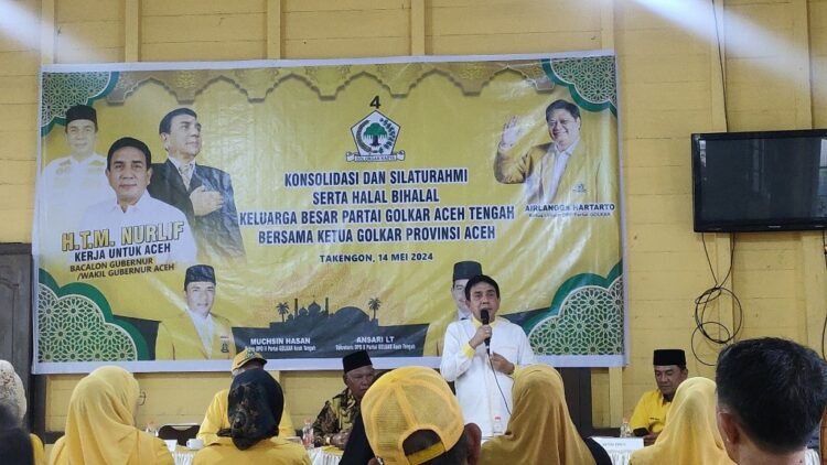 Safari Politik ke Golkar Aceh Tengah, TM Nurlif: Bangun Koalisi Dengan Semua Partai