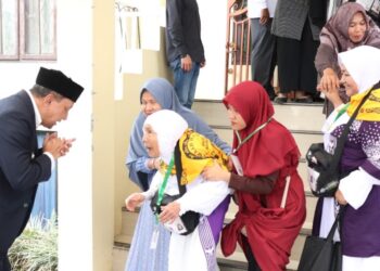 155 JCH Aceh Tengah Bertolak ke Asrama Haji Banda Aceh