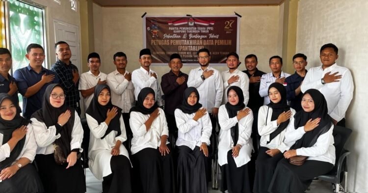 595 Pantarlih di Aceh Tengah Dilantik