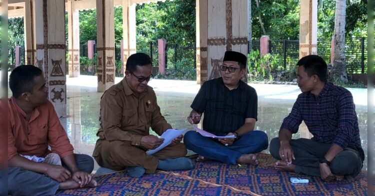Alhudri Teken Dokumen Pembangunan Mesjid Rp5,5 Milyar di Kawasan Makam Reje Linge