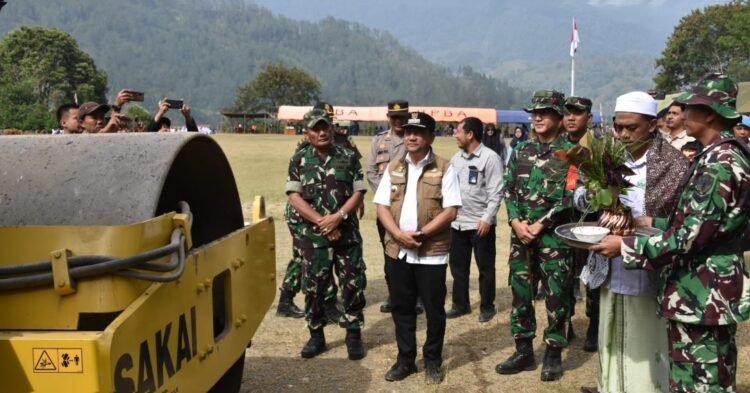 Ritual Tepung Tawar Tanda TMMD Ke-121 di Kecamatan Bintang Dimulai