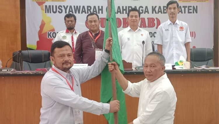 Terpilih Aklamasi, Rahmuddinsyah Jabat Ketua KONI Aceh Tengah