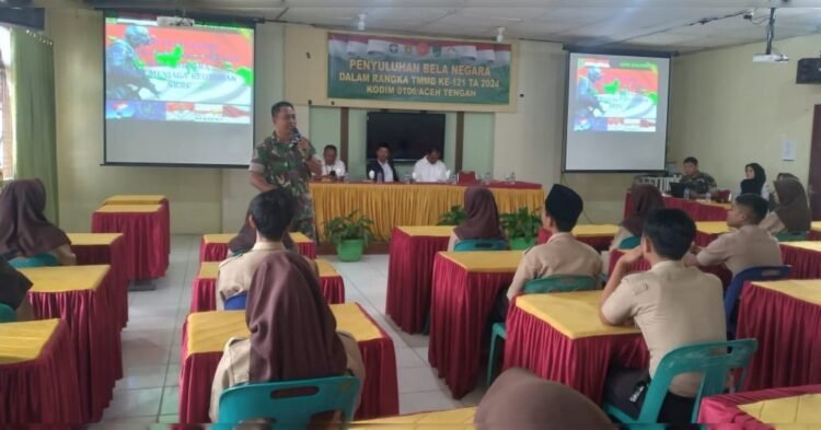 TMMD Ke-121 Perkuat Wawasan Kebangsaan di SMKN 1 Takengon
