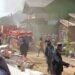 Kebakaran Hebat Landa Kampung Tebuk, Sejumlah Rumah Hangus