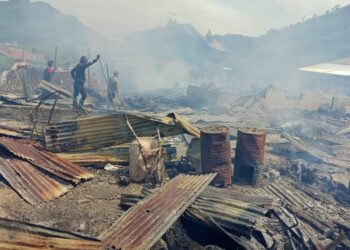 Kerugian Ditaksir Mencapai Rp2 Miliar, Ini Nama Nama Pemilik Rumah Kebakaran di Tebuk