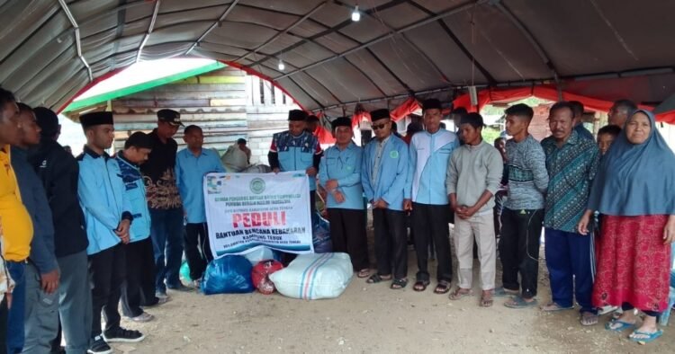 BKPRMI Aceh Tengah Salurkan Bantuan untuk Korban Kebakaran di Kampung Tebuk 