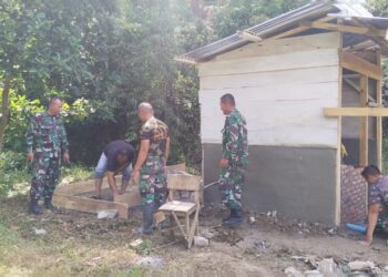 Pembangunan MCK TMMD di Desa Kelitu Segera Rampung