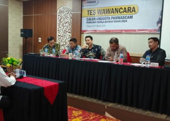 Panwaslih Aceh Tengah Wawancara Calon Panwascam untuk Pilkada 2024