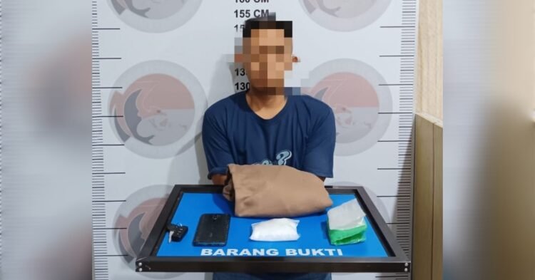 Gerak Gerik Mencurigakan, Pria di Bener Meriah Diringkus, Polisi Temukan Sabu 102 Gram