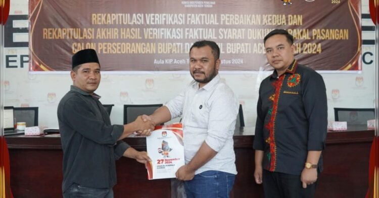 KIP Aceh Tengah Nyatakan Paslon Irmansyah dan Azza Memenuhi Syarat 
