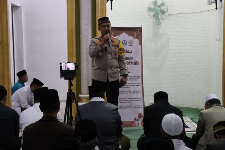 Safari Subuh, Kapolres Aceh Tengah Tekankan Pentingnya Stabilitas Jelang Pilkada 