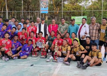 Shabela Abubakar Saksikan Final Turnamen Futsal CUP III di Kecamatan Bintang
