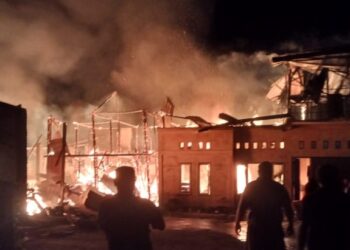 Kebakaran Hanguskan Rumah dan Usaha Panglong di Bener Meriah 