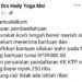 Akun Facebook Catut Nama Haili Yoga, Modus Penipuan Berkedok Bantuan
