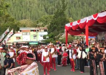 Kirab Api PON di Aceh Tengah Berlangsung Semarak