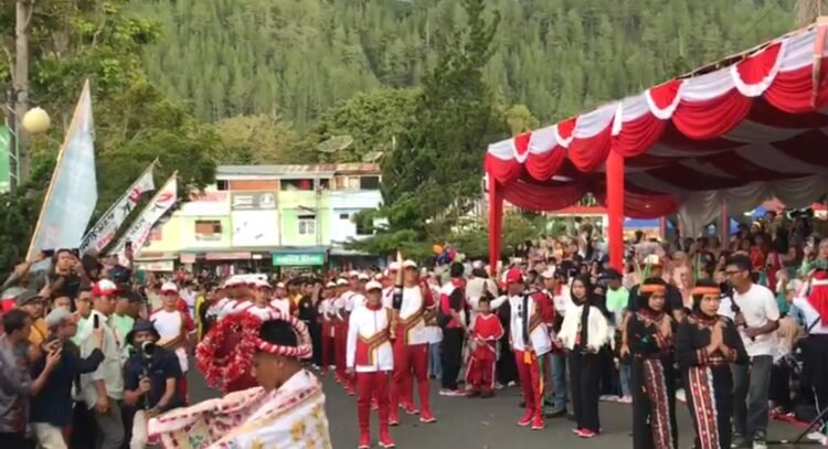 Kirab Api PON di Aceh Tengah Berlangsung Semarak