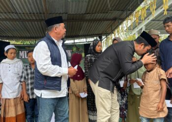 Maulid Nabi di Kekuyang, Haili Yoga Terima Aspirasi Warga Soal Jalan dan Jembatan