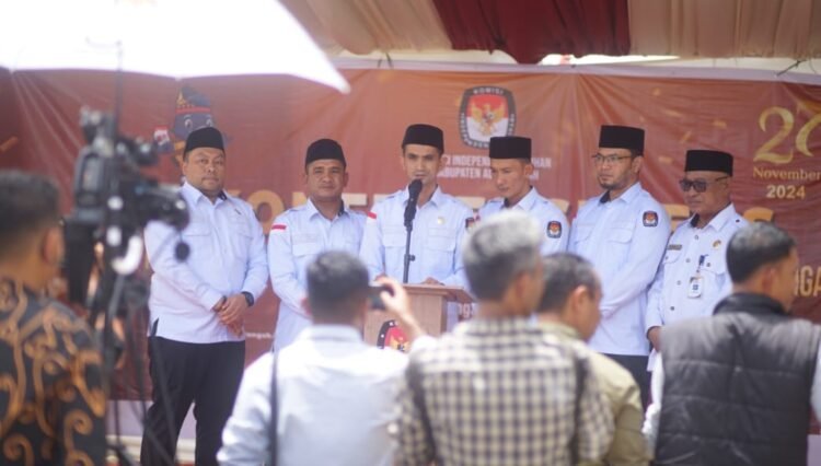 KIP Aceh Tengah Tetapkan Lima Paslon Bupati dan Wabup di Pilkada 2024