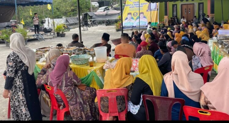 Ratusan Masyarakat Tansaril Siap Coblos Nomor Urut 5, Haili Yoga – Muchsin Hasan 