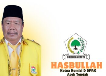Dedengkot Partai Golkar, Hasbullah Jabat Ketua Komisi D DPRK Aceh Tengah 