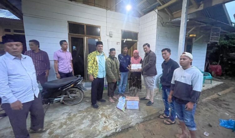 HAMAS Salurkan Bantuan untuk Korban Banjir Bandang di Kecamatan Rusip
