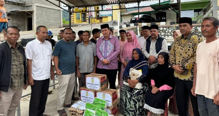 HAMAS Salurkan Bantuan dan Beri Dukungan Moril untuk Korban Banjir Bandang di Celala