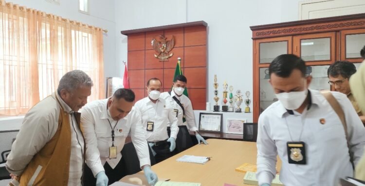 Breaking News: Unit Tipikor Polres Aceh Tengah Geledah Kantor Dinas Perdagangan