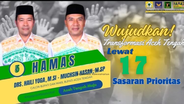 HAMAS Siap Wujudkan Transformasi Aceh Tengah dengan 17 Sasaran Prioritas