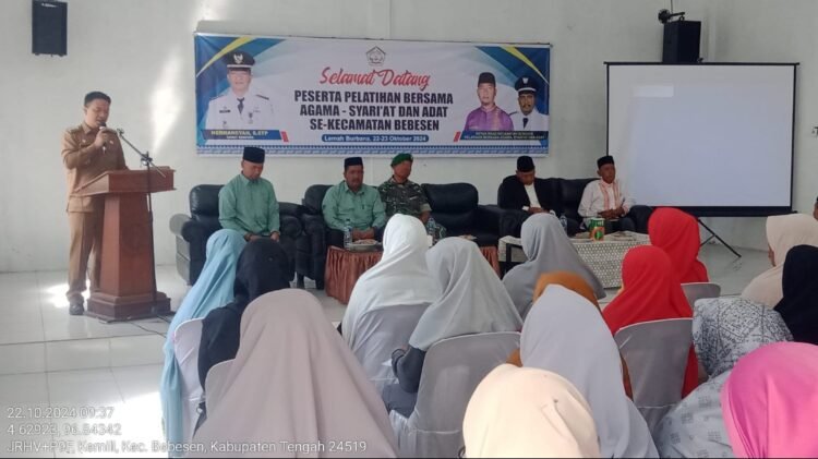 BKAD Kecamatan Bebesen Gelar Pelatihan Adat dan Syariat 
