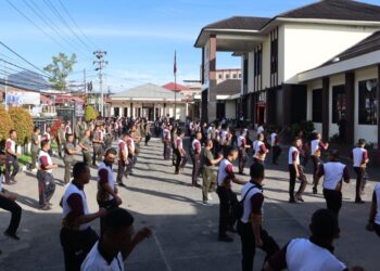 Polres Aceh Tengah dan Kodim 0106 Gelar Olahraga Bersama untuk Perkuat Sinergi TNI-Polri