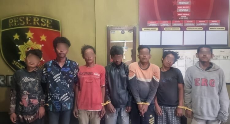 Polisi Berhasil Ringkus 7 Pelaku Pencurian 128 Sak Semen di Linung Bulen Satu