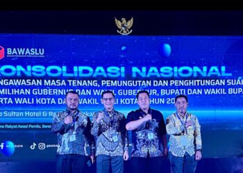 Perkuat Pengawasan, Panwaslih Aceh Tengah Ikuti Konsolidasi Nasional