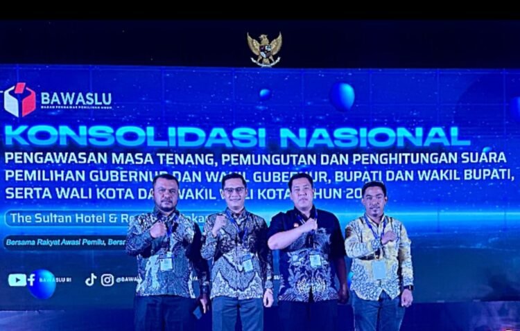 Perkuat Pengawasan, Panwaslih Aceh Tengah Ikuti Konsolidasi Nasional