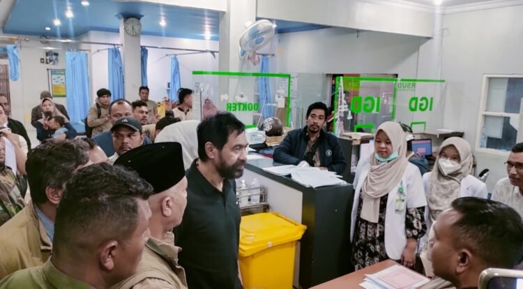 Blusukan ke RSUD Datu Beru, Mualem Terkejut Dengar Gaji Honorer Rp500 Ribu
