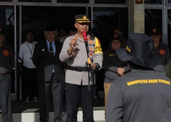 Kapolres Aceh Tengah Pastikan Pengamanan TPS Pilkada Berjalan Lancar 