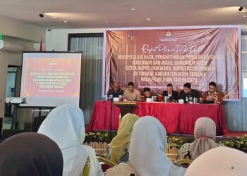 Hasil Pleno KIP Aceh Tengah, HAMAS Peroleh Suara Tertinggi, Selisih 13.213 dengan Beriman