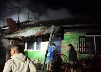 Satu Unit Rumah Hangus Terbakar di Paya Tumpi Baru, Diduga Akibat Korsleting Listrik 