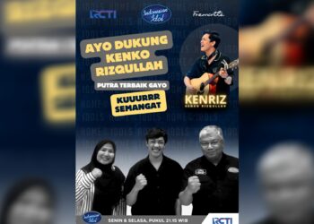 Subhandhy Ajak Masyarakat Aceh Tengah Dukung Kenko di Indonesian Idol 