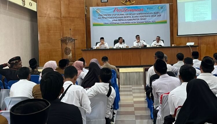 Aceh Tengah Percepat Deklarasi SBS, Sebanyak 81 Desa Masih Berstatus OD Terbuka