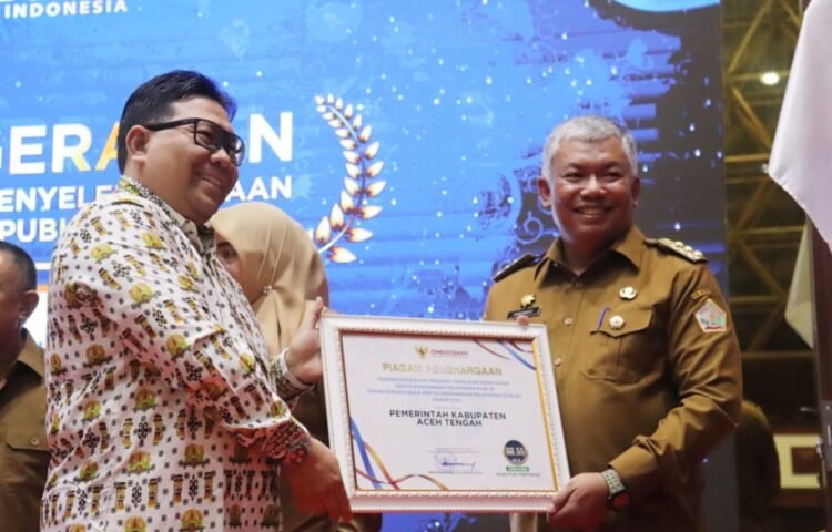 Aceh Tengah Torehkan Prestasi Gemilang, Raih Zona Hijau Pelayanan Publik Tahun 2024