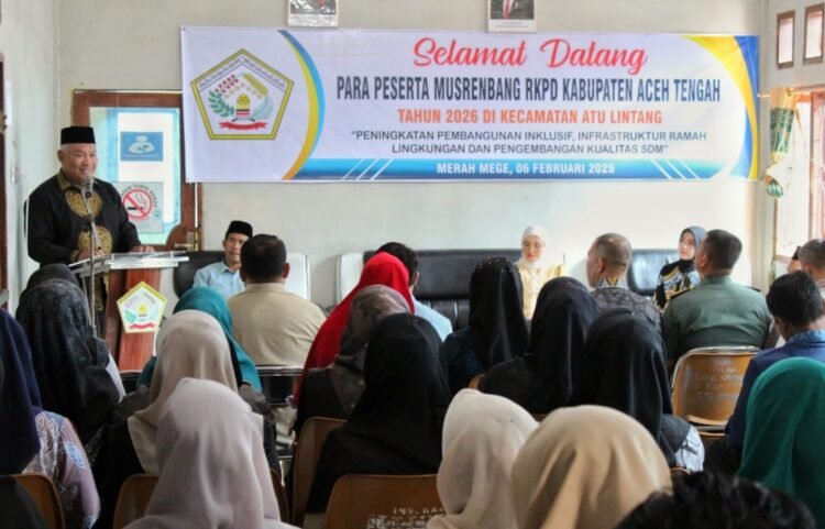 Musrenbang RKPD 2026, Pemkab Aceh Tengah Susun Prioritas Pembangunan di 14 Kecamatan