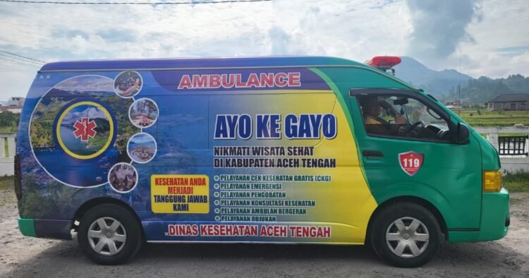 Ambulance Wisata Sehat Siap Melayani Wisatawan di Aceh Tengah Selama Libur Idul Fitri
